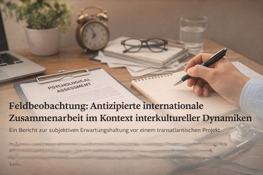 Feldbeobachtung: Antizipierte internationale Zusammenarbeit im Kontext interkultureller Dynamiken