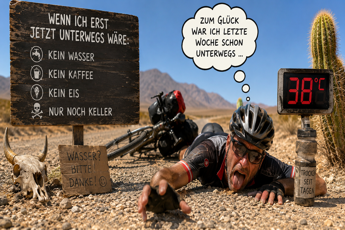 Zum Glück war ich letzte Woche unterwegs …
