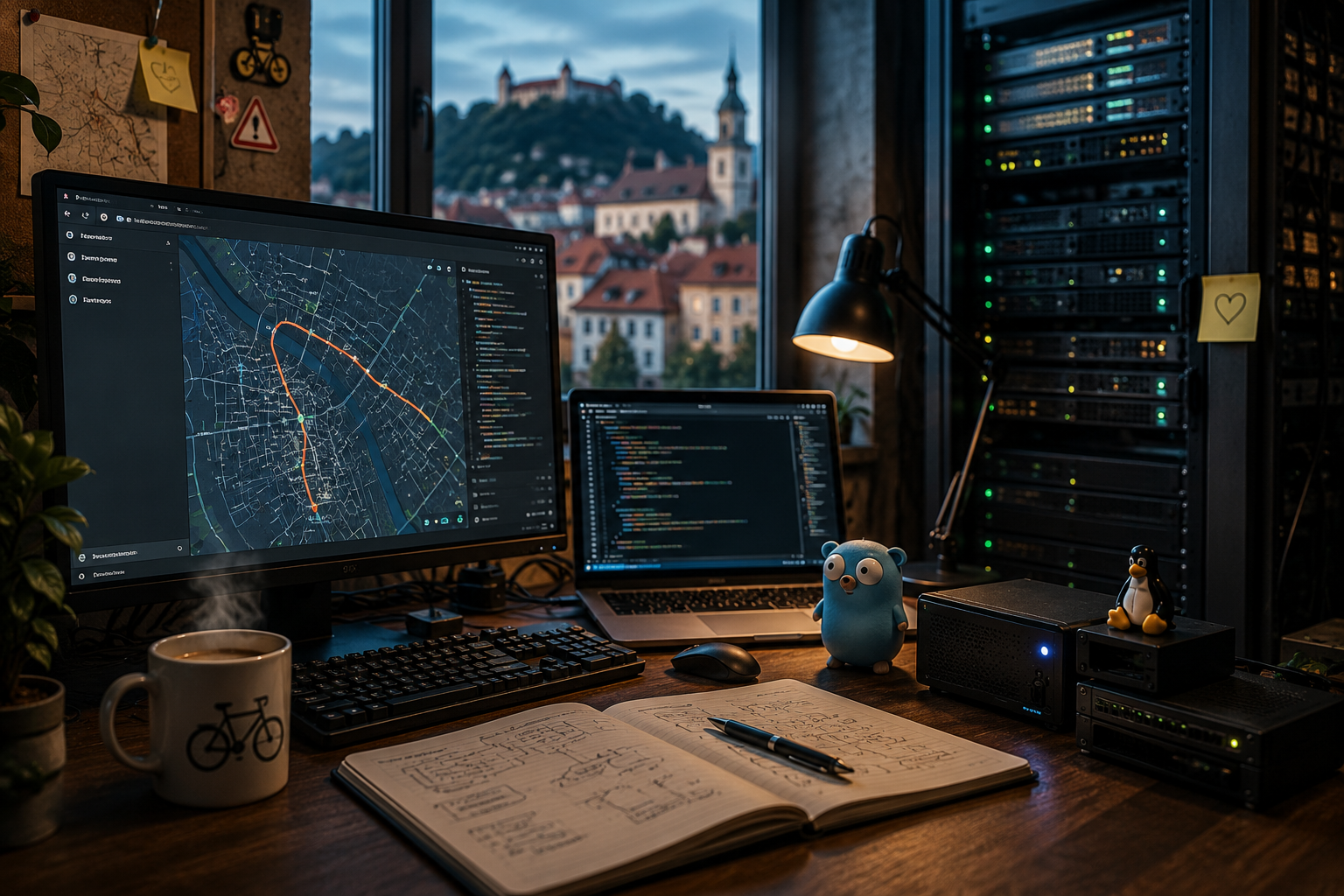 Update aus dem Maschinenraum: Ich hoste jetzt halt mein eigenes Routing-System. Weil... warum nicht?